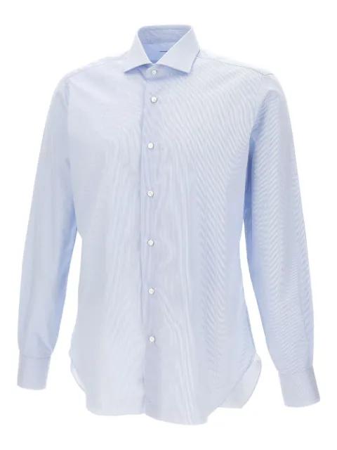 micro-striped long-sleeve shirt by BARBA