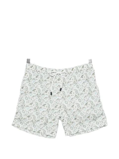paisley-print drawstring swim shorts by BARBA