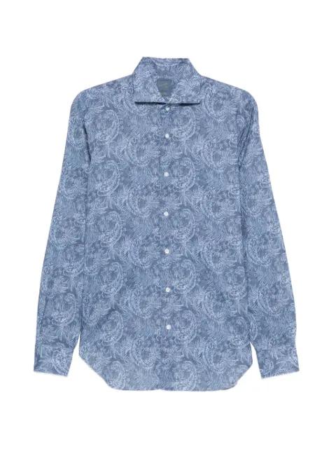 paisley-print long-sleeve shirt by BARBA