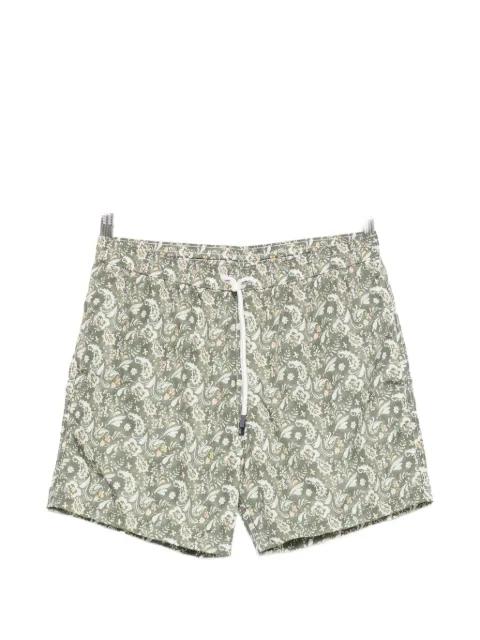 paisley-print swim shorts by BARBA