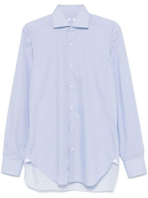 patterned-jacquard shirt by BARBA