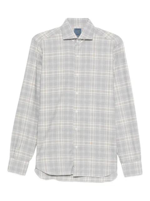 plaid buttoned shirt by BARBA