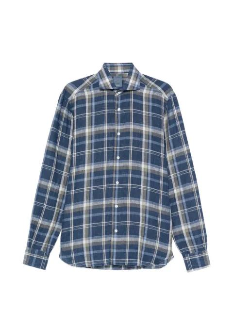 plaid long-sleeve shirt by BARBA