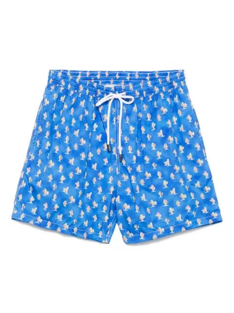 printed swim shorts by BARBA