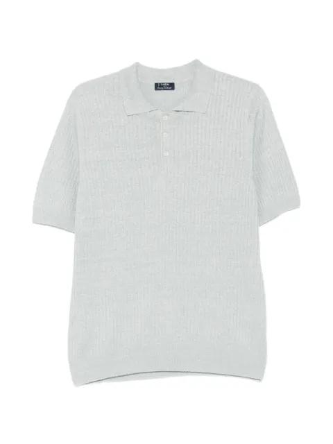 ribbed-knit polo shirt by BARBA