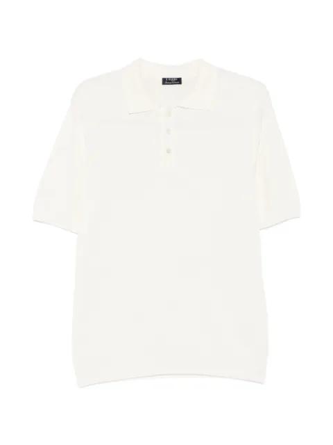 ribbed-knit polo shirt by BARBA