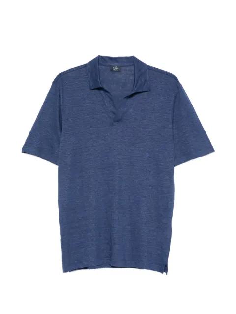 short-sleeved polo-collar T-shirt by BARBA