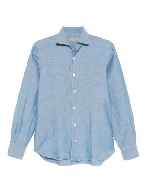 slub-texture shirt by BARBA