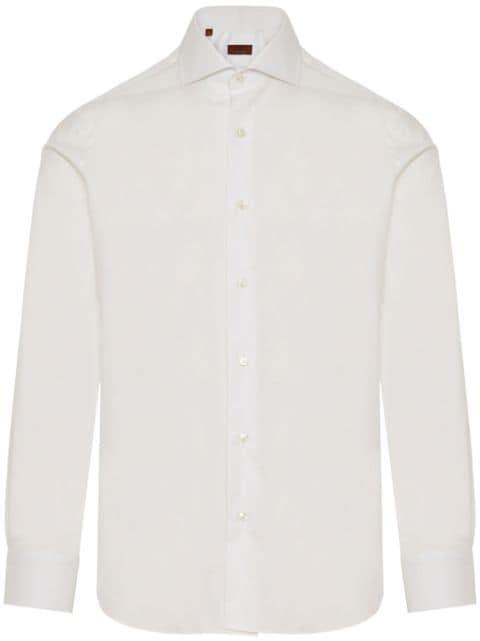 spread collar shirt by BARBA