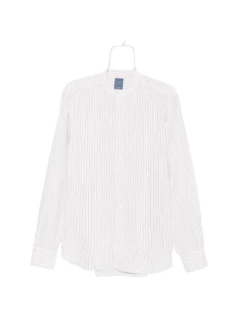 striped collarless shirt by BARBA