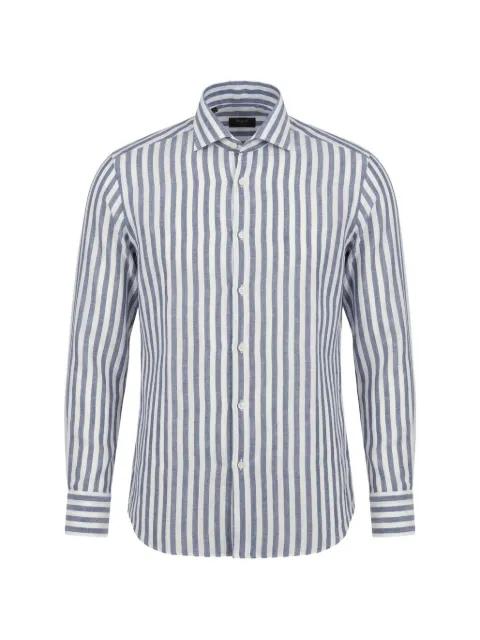 striped cotton shirt by BARBA
