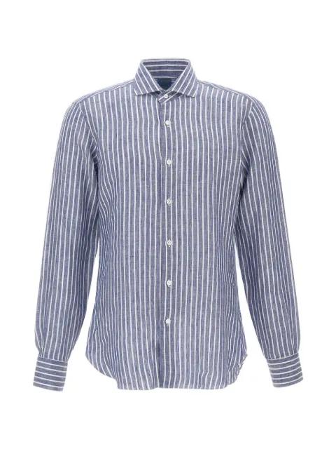 striped linen shirt by BARBA
