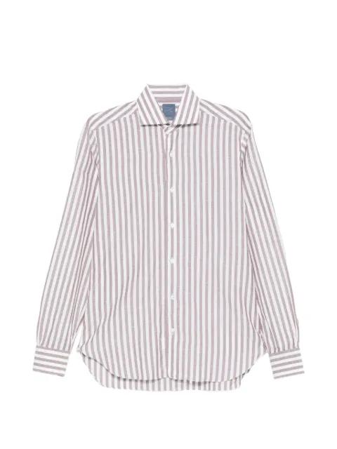 striped long-sleeve shirt by BARBA