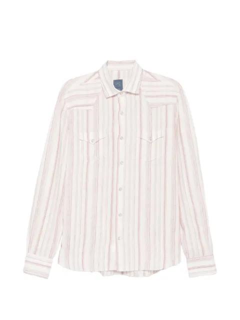 striped pocket shirt by BARBA