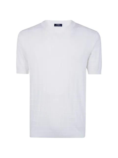 waffle-knit T-shirt by BARBA