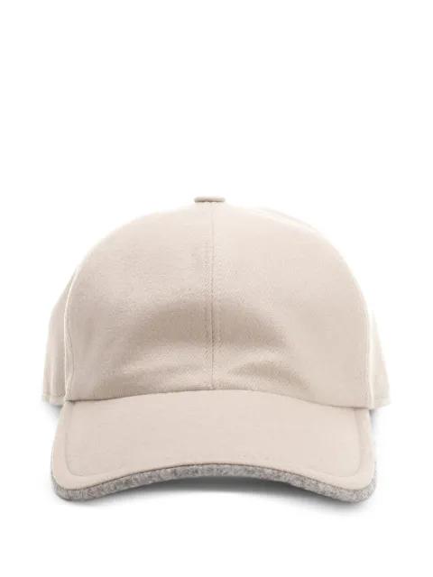 wool adjustable-strap baseball cap by BARBA