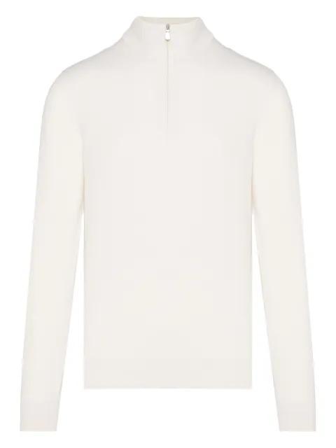 zip-neck cashmere sweater by BARBA