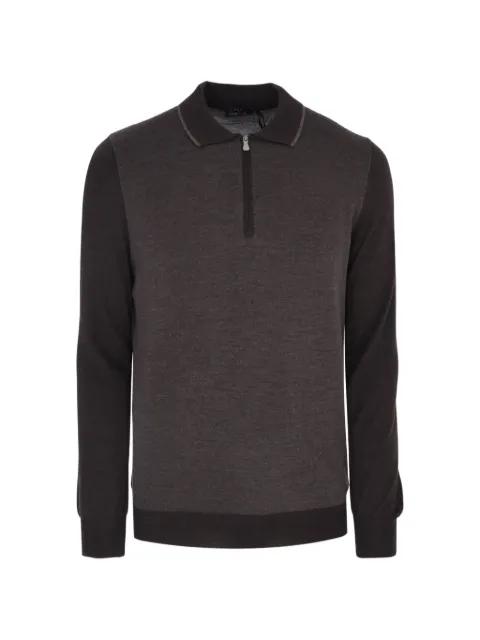 zip polo knitwear by BARBA