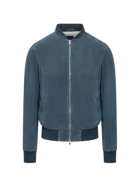 zip-up suede jacket by BARBA