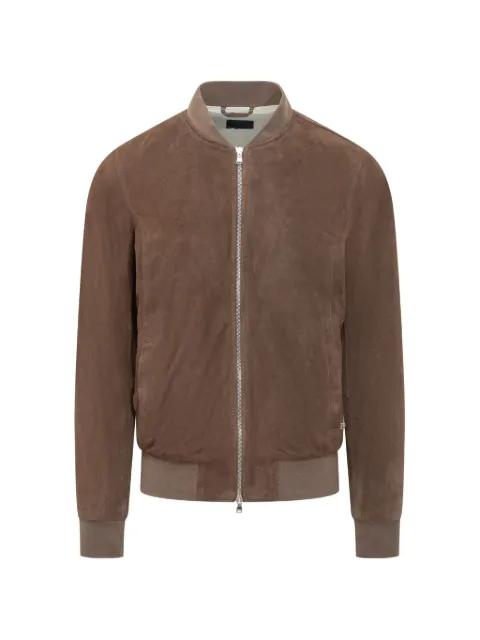 zip-up suede jacket by BARBA