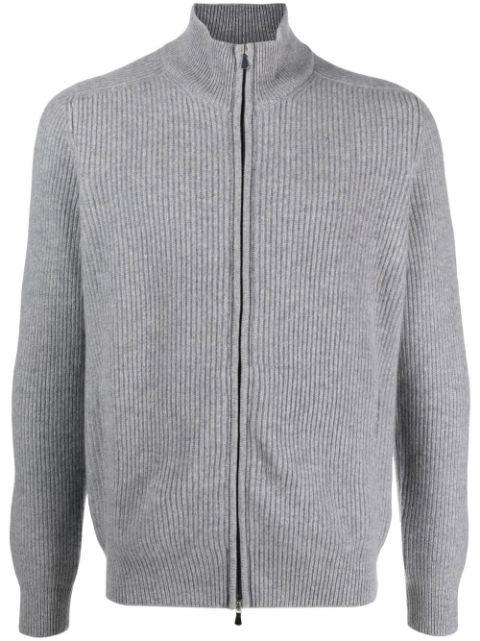 zipped cashmere jumper by BARBA