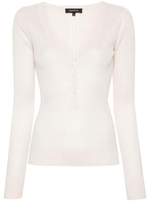 fine-knitted top by BARBARA BUI
