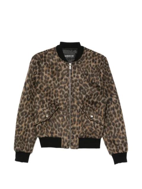 leopard-print bomber jacket by BARBARA BUI