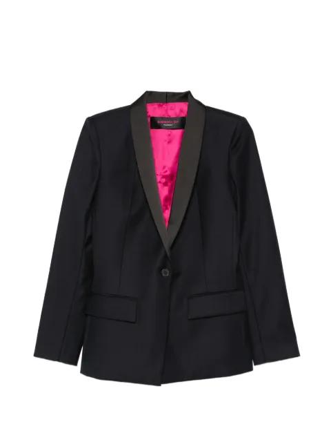 satin-lapel blazer by BARBARA BUI
