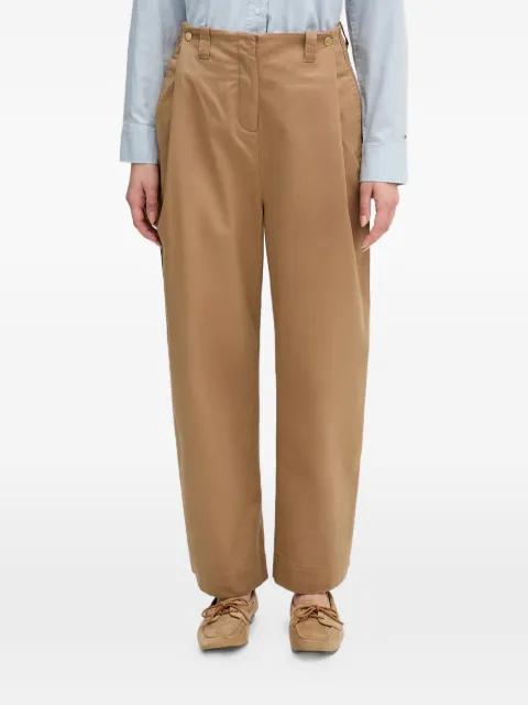 Alara button wide leg trousers by BARBOUR