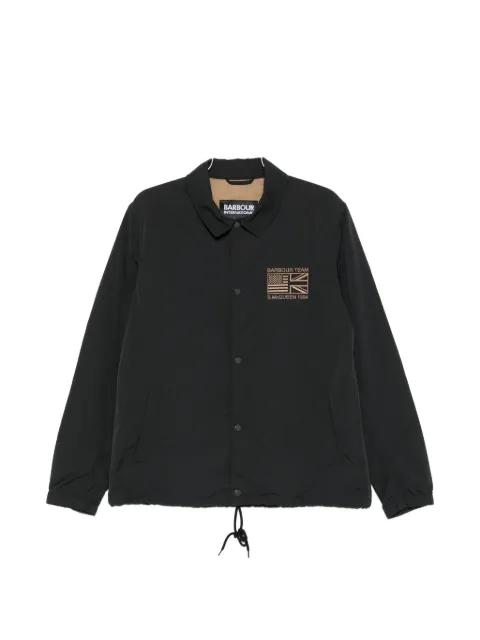 B.Intl Coach logo-embroidered shirt jacket by BARBOUR
