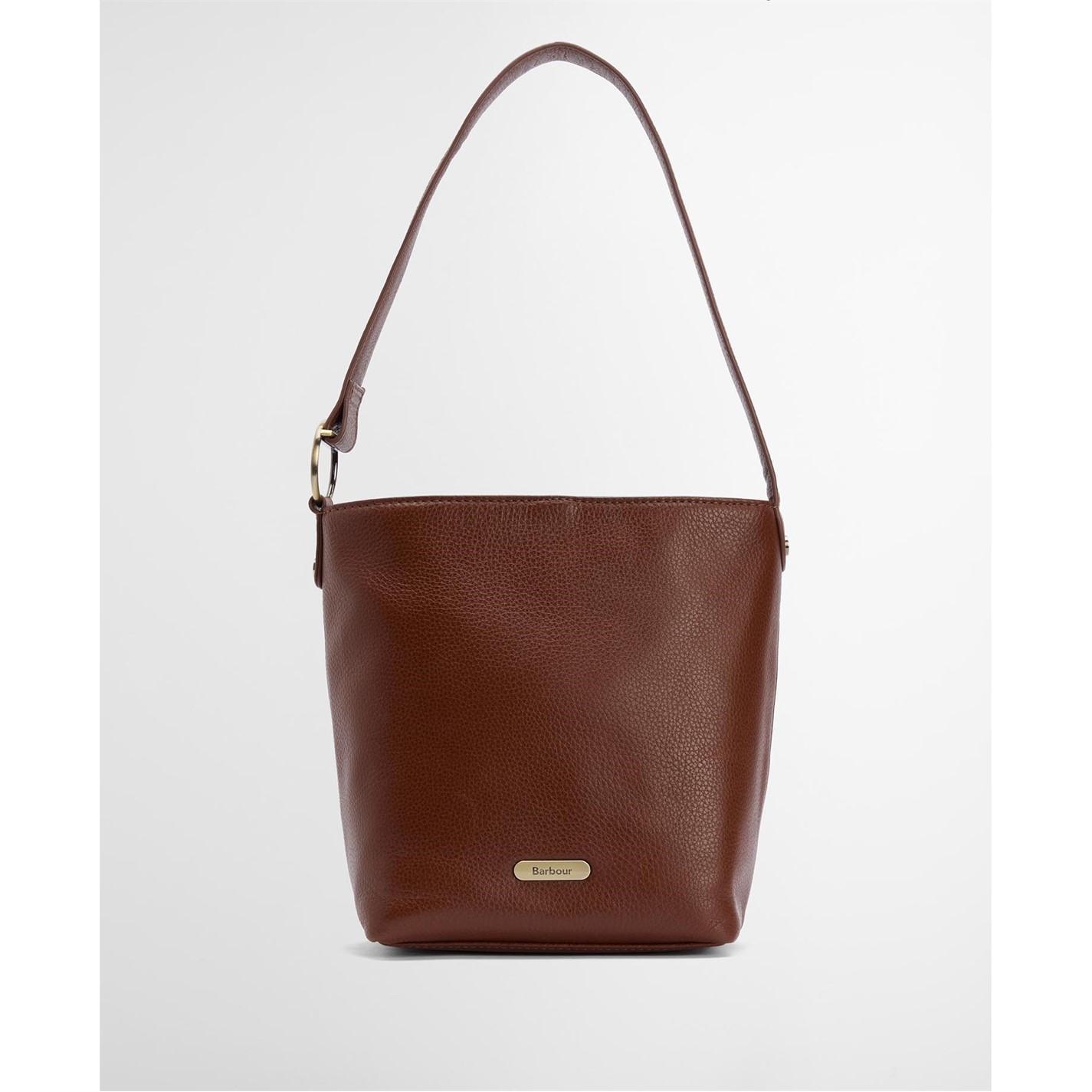 Barbour Cedar Leather Bucket Bag by BARBOUR