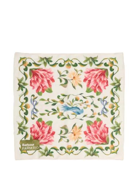 Barbour FARM Rio Azelia floral-print scarf by BARBOUR