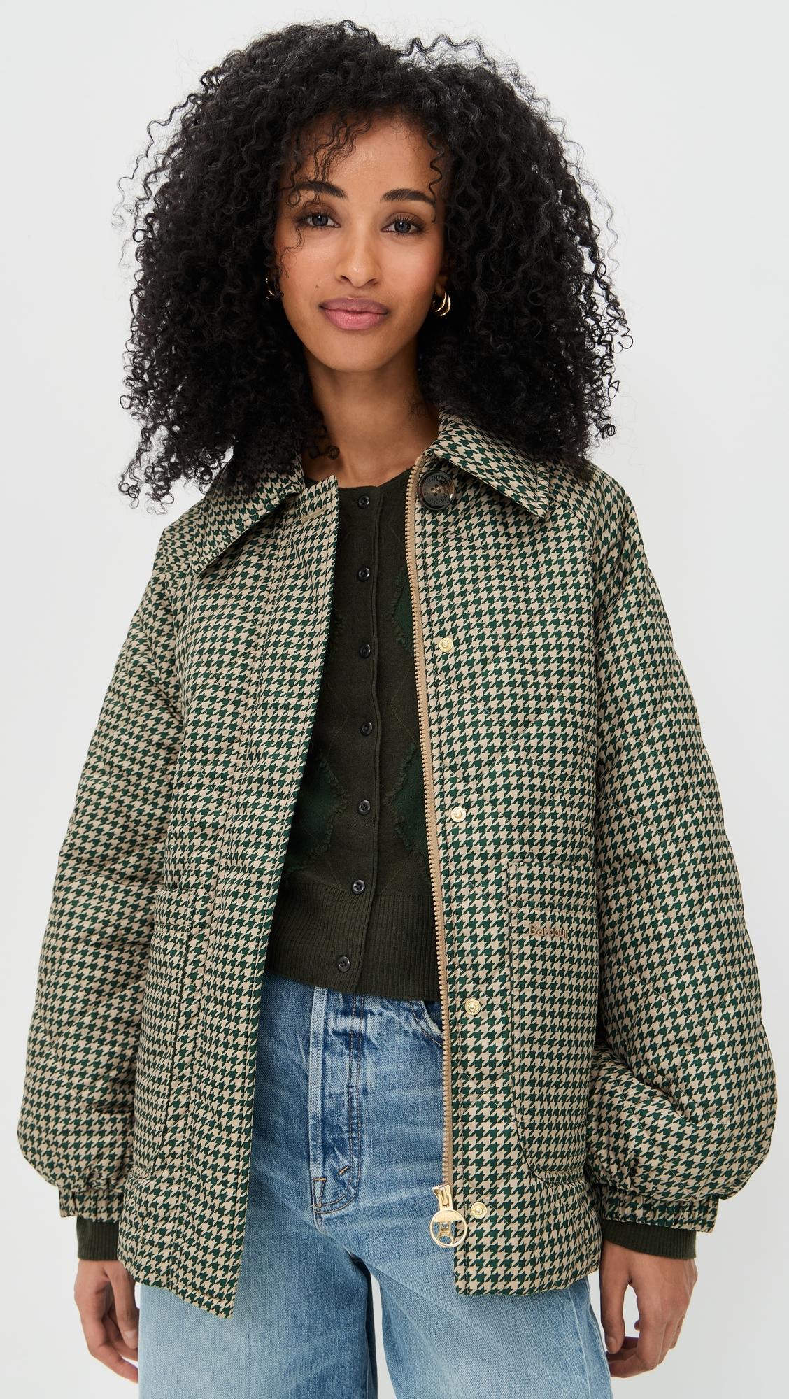 Barbour Laoise Check Quilted Jacket by BARBOUR