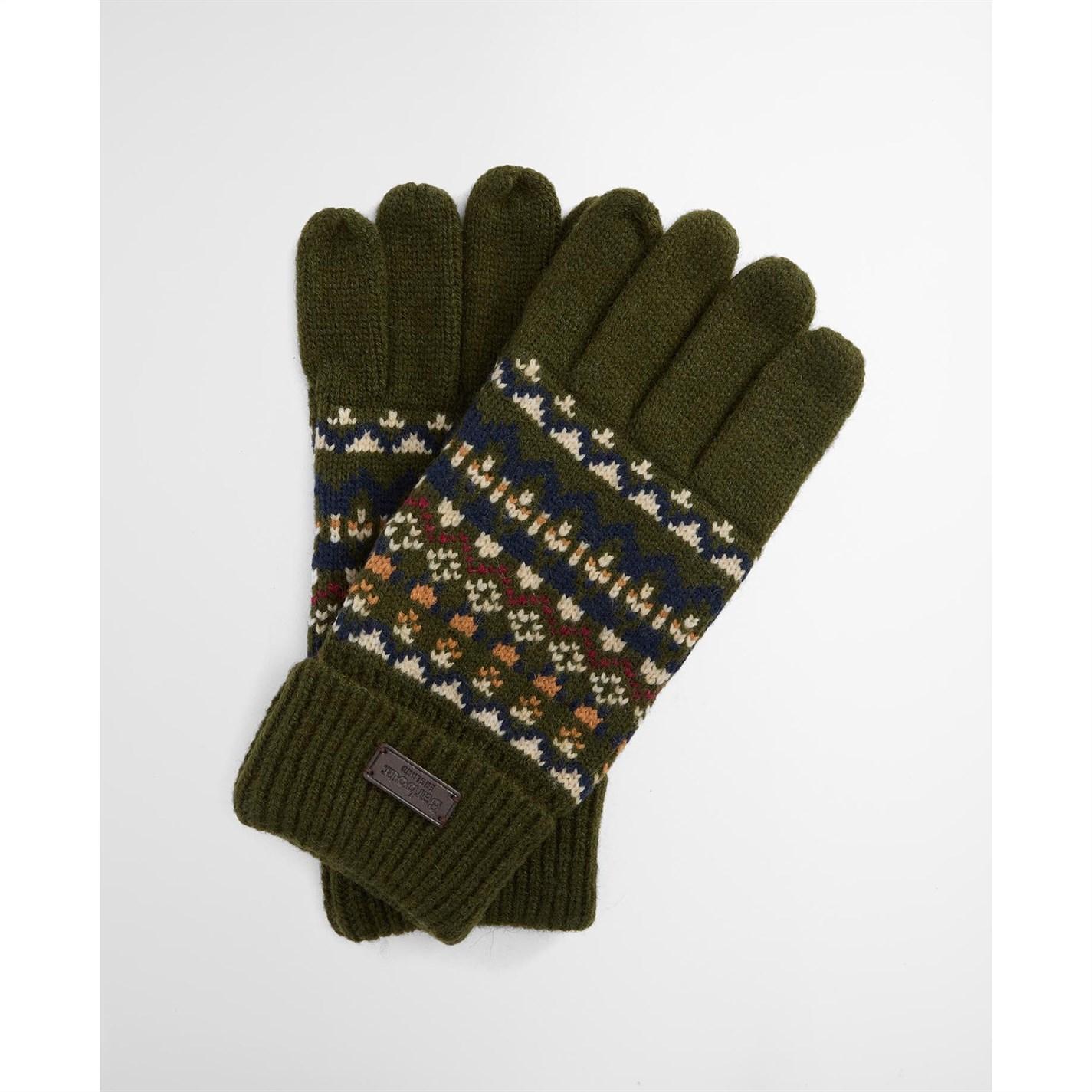 Barbour Marlow FairIsle Knitted Gloves by BARBOUR