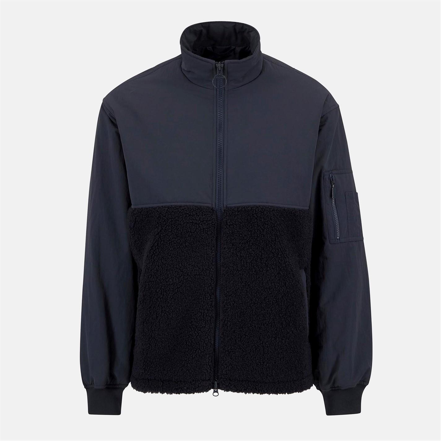 Barbour Men's Reel Fleece Long Sleeve Hybrid Jacket by BARBOUR