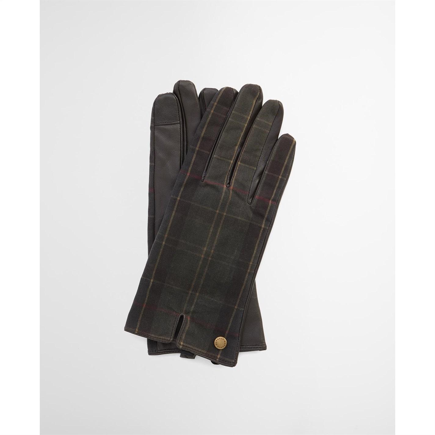 Barbour Scarlet Tartan Gloves by BARBOUR