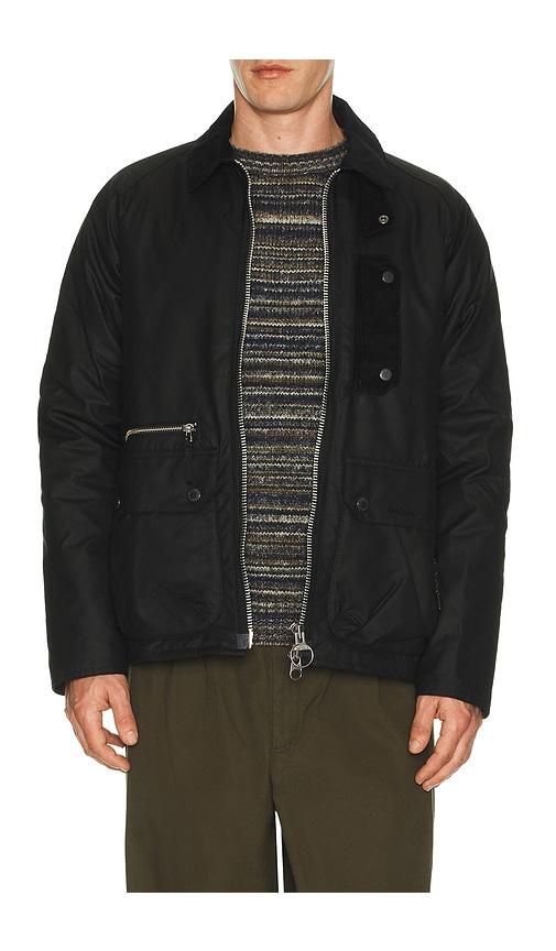 Barbour Tract Wax Jacket in Black by BARBOUR