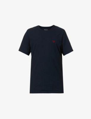 Basic branded cotton-jersey T-shirt by BARBOUR