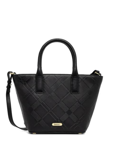 Birch Deboss quilted tote bag by BARBOUR