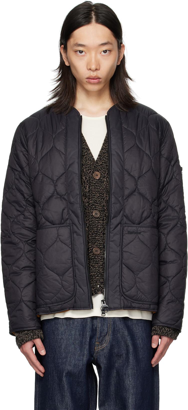 Black Re-Engineered Utility Liddesdale Quilted Jacket by BARBOUR Black Re-Engineered Utility Liddesdale Quilted Jacket by BARBOUR