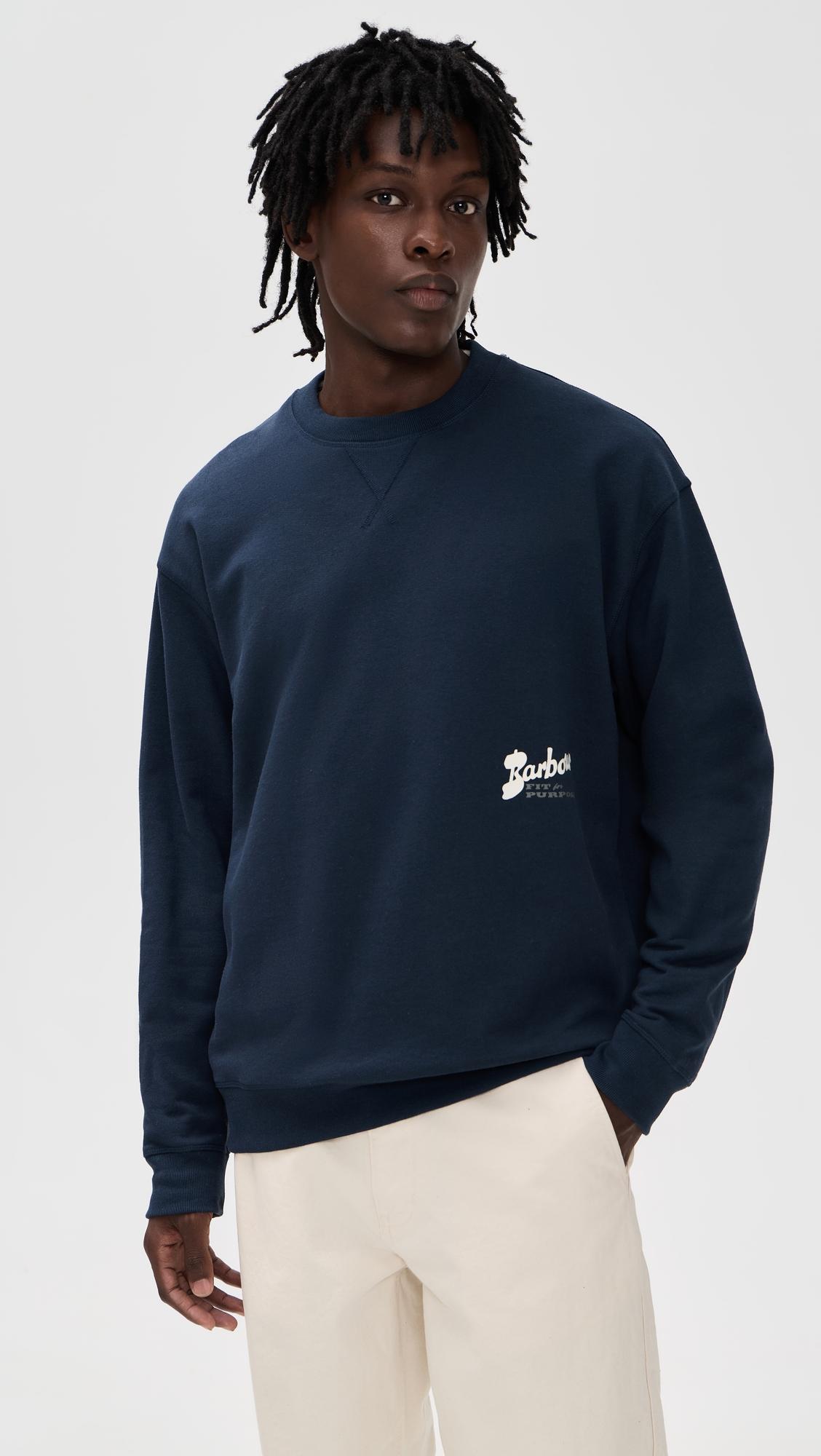 Blythe Crew Neck Sweatshirt by BARBOUR