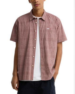 Carrock Seersucker Check Summer Shirt by BARBOUR