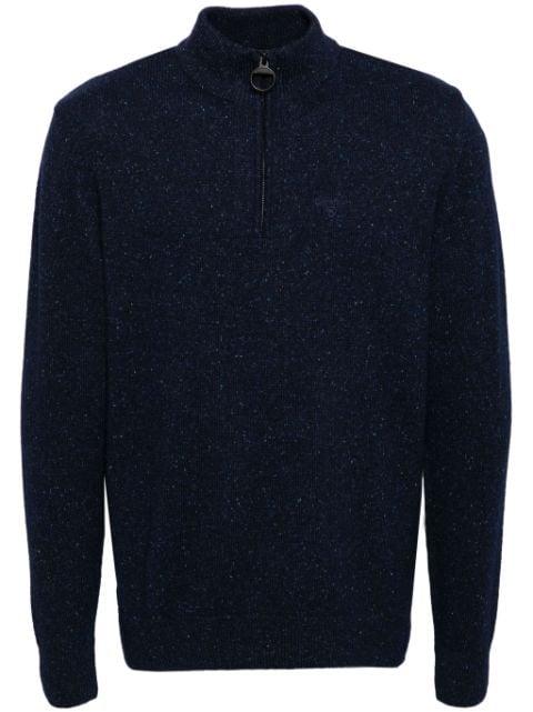Essential Tisbury half-zip jumper by BARBOUR