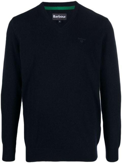 Essential V-neck wool sweater by BARBOUR