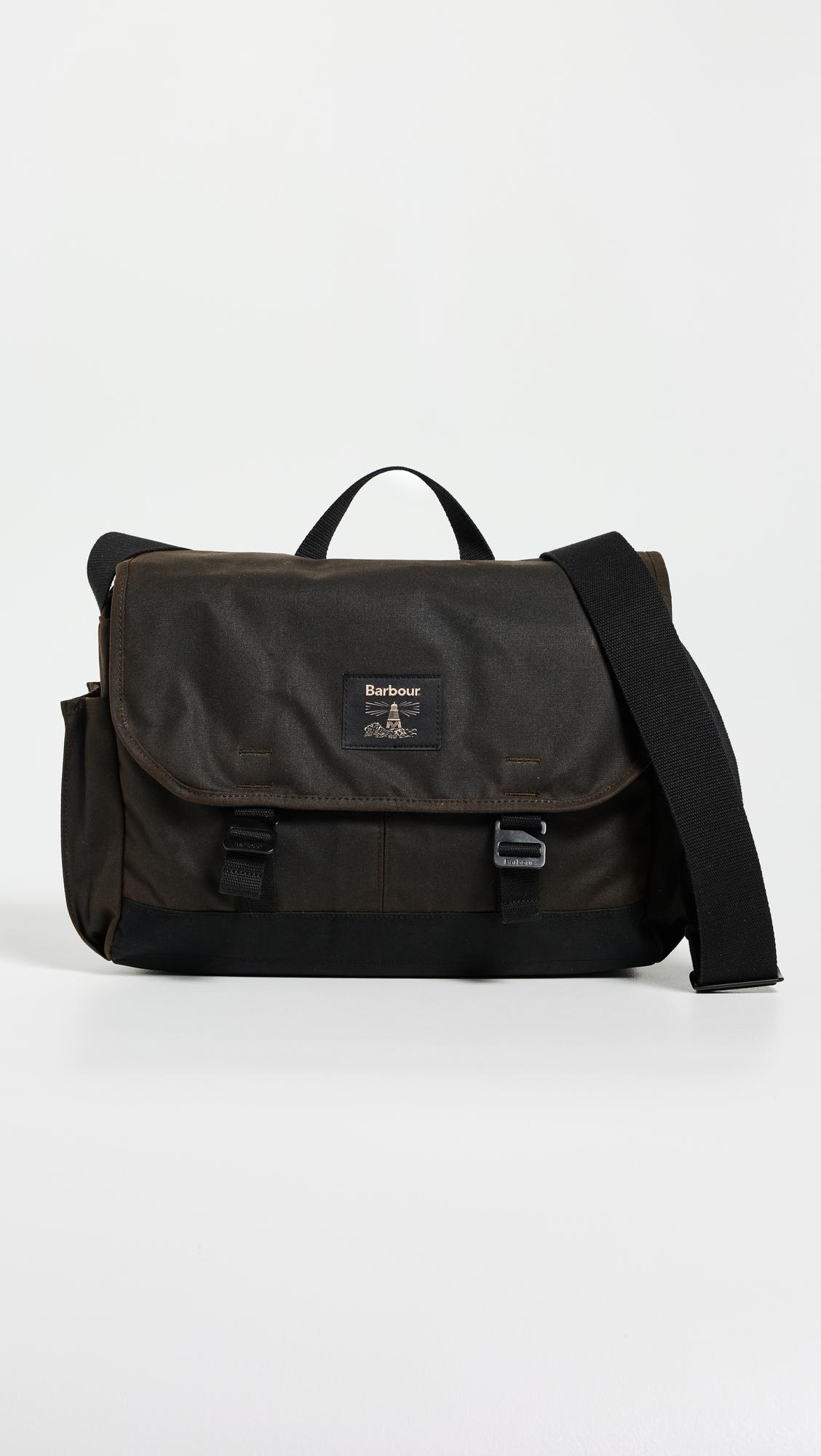 Field Wax Messenger Bag by BARBOUR