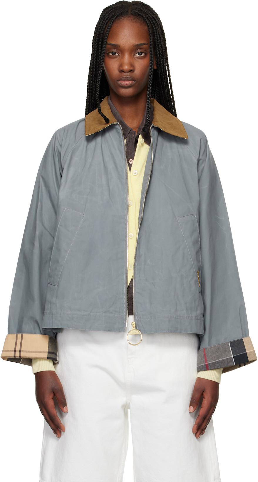 Gray Catlin Casual Jacket by BARBOUR