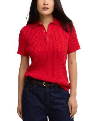 Hartland Knitted Polo Sweater by BARBOUR