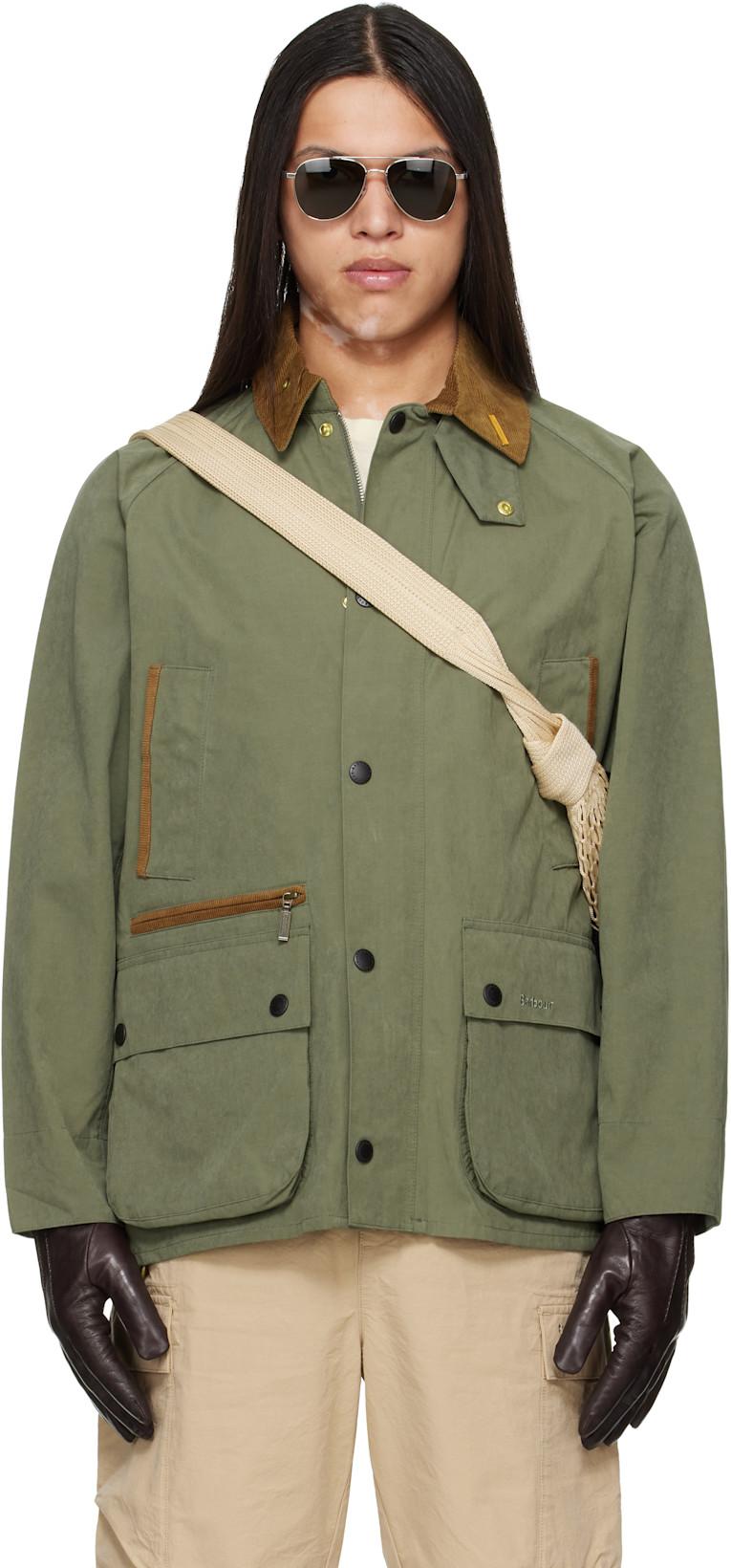 Khaki Icons Bedale Casual Jacket by BARBOUR