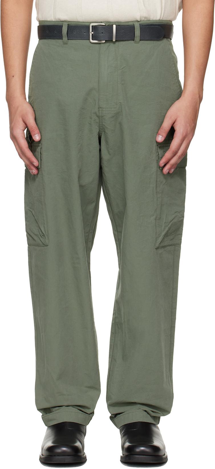 Khaki Spey Poplin Relaxed Cargo Pants by BARBOUR