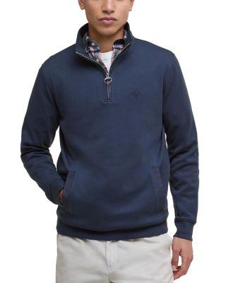 Lambeth Interlock Quarter-Zip Sweatshirt by BARBOUR